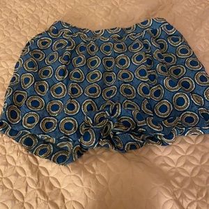 Blue shorts with pockets size 8